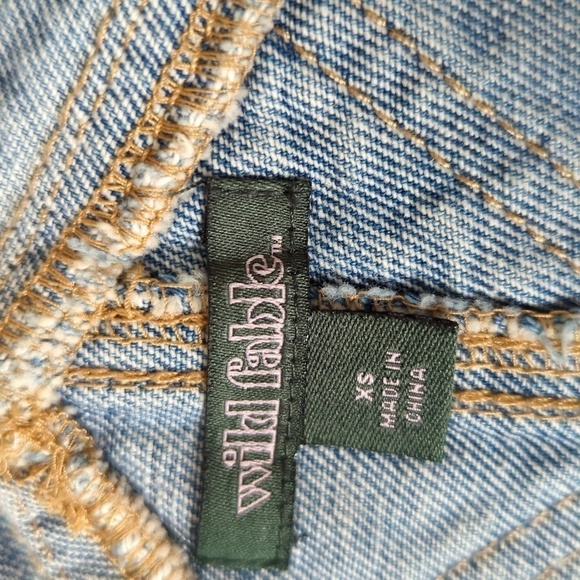 Wild Fable Distressed Jeans Shorts Overall - Picture 9 of 12